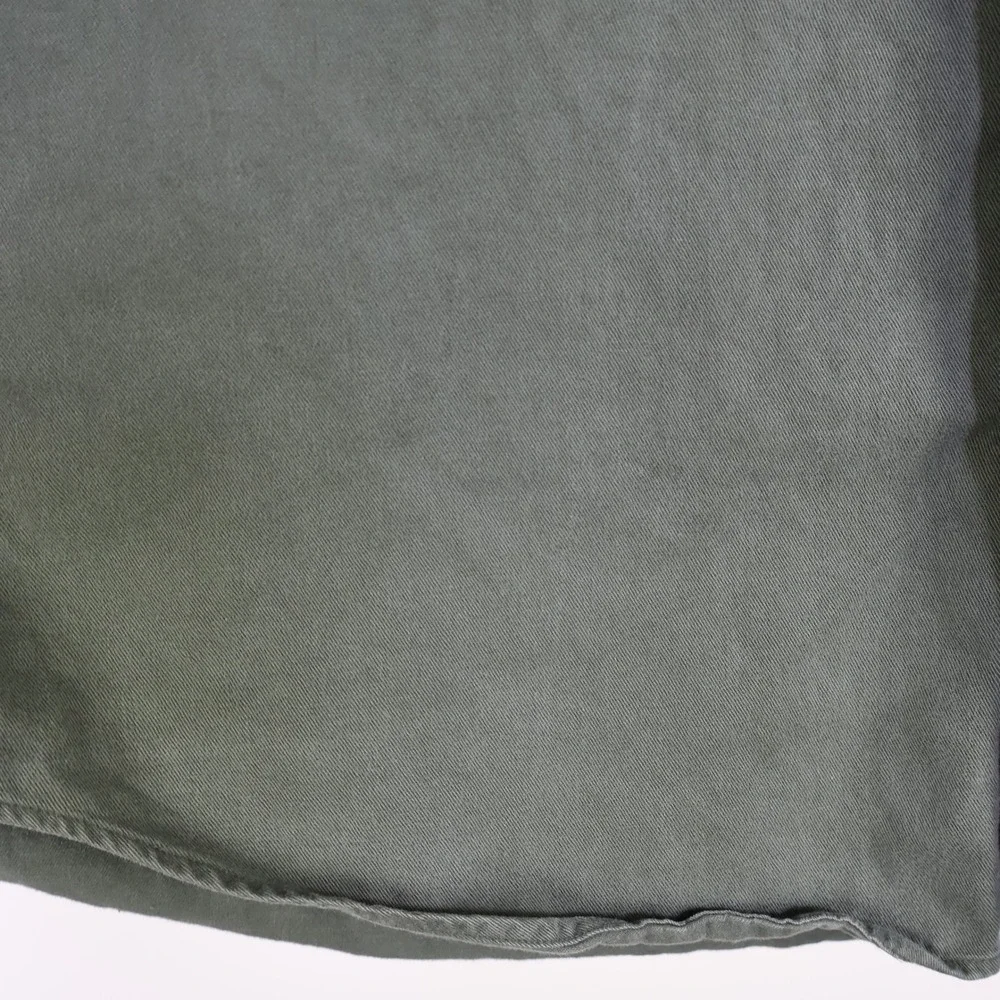 Vintage Banana Republic Safari Travel Button Down‎ Shirt Utility Green Cotton L